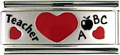 Teacher ABC - superlink laser charm